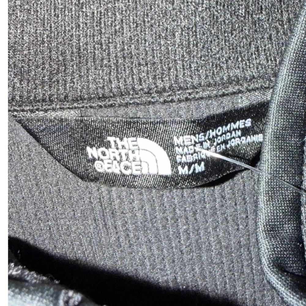 The North Face WindWall Softshell Jacket Mens Medium Black Blue Colorblock